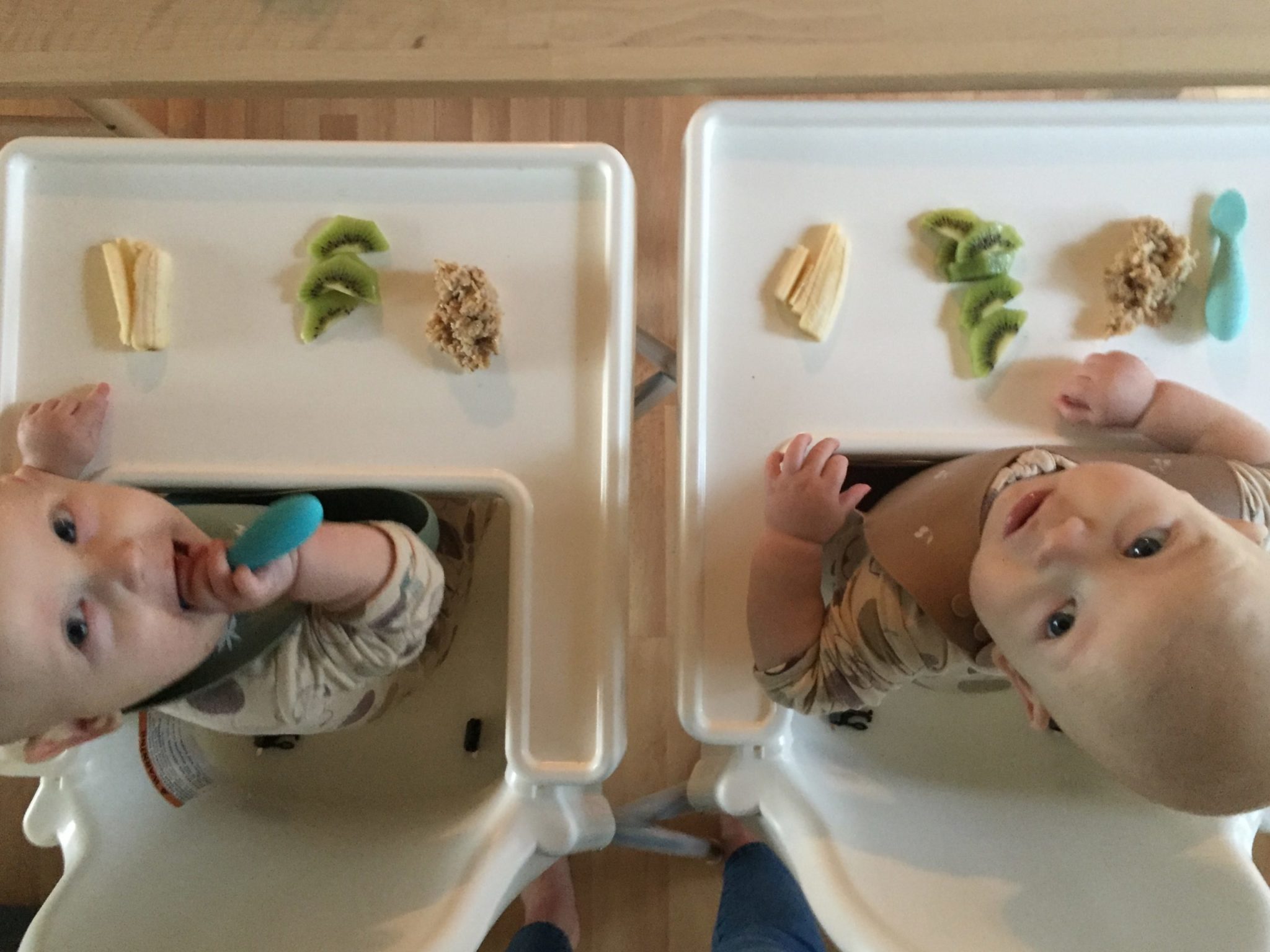 BLW 69 months breakfast ideas littletinytwins